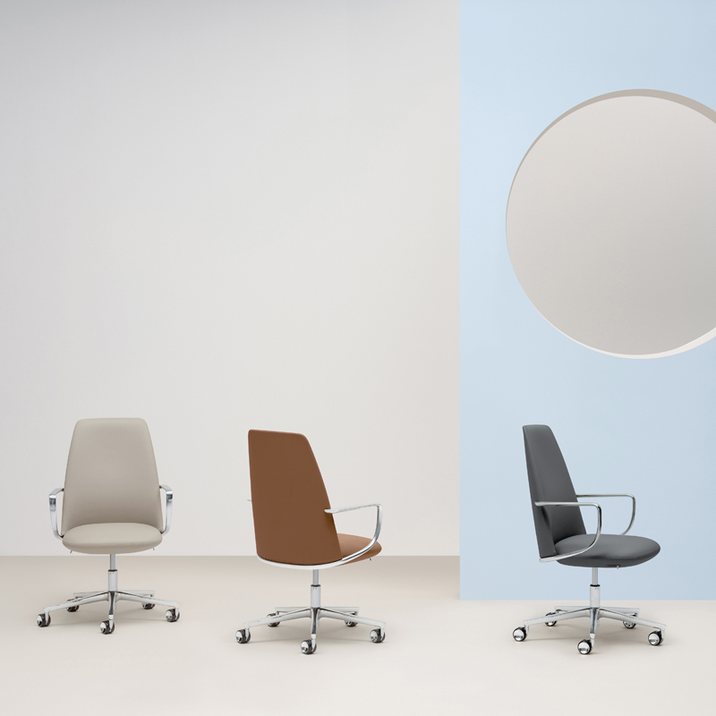 Fauteuil de bureau ELINOR EXECUTIVE Cognac PEDRALI