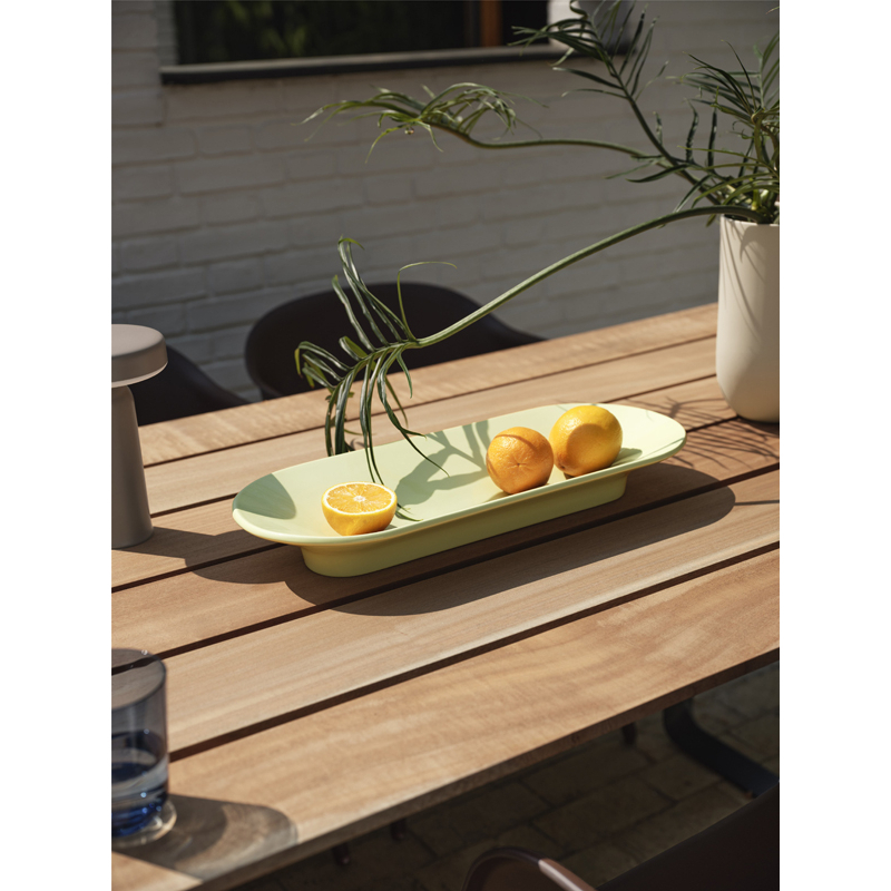 Plateau, plat Coupe MERE 51x21 Vert brun MUUTO