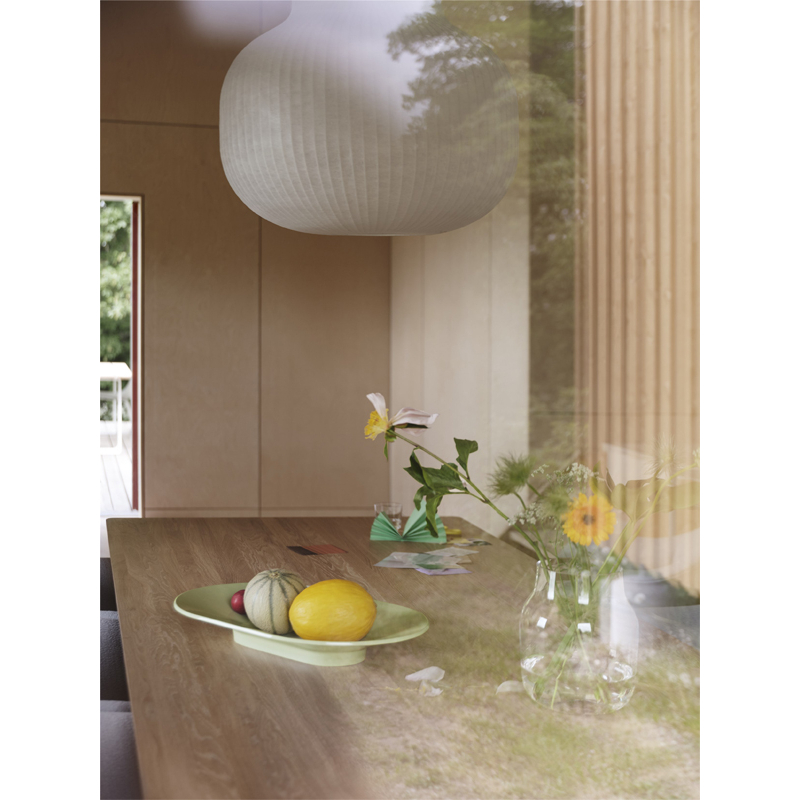 Centre de table & corbeille Coupe MERE 52x36 cm Vert brun MUUTO