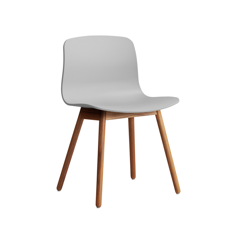 Chaise ABOUT A CHAIR AAC 12 Concrete grey HAY