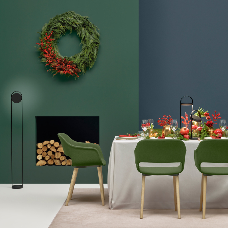 Lampadaire GIRAVOLTA 1799/130 Vert sauge PEDRALI