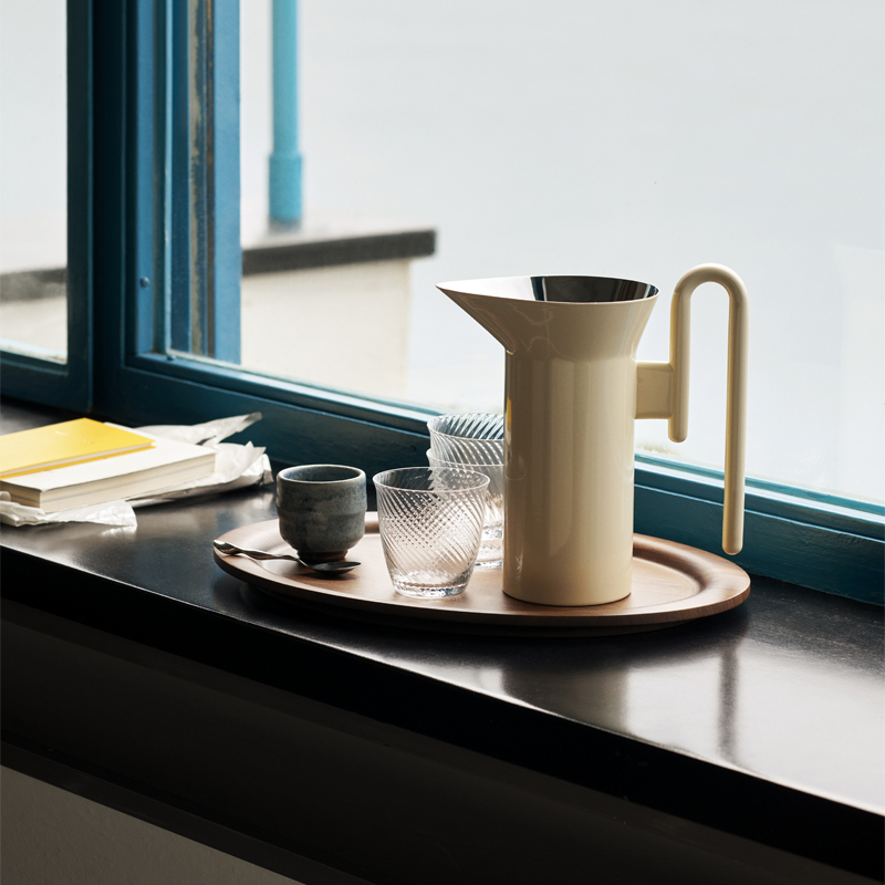 Carafe & verre Pichet MOMENTO JH38 Ivoire AND TRADITION
