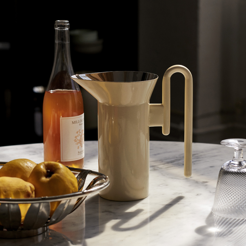 Carafe & verre Pichet MOMENTO JH38 Ivoire AND TRADITION