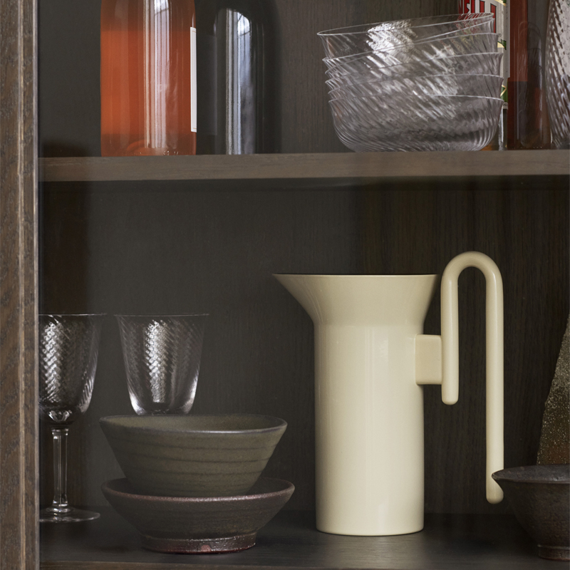 Carafe & verre Pichet MOMENTO JH38 Ivoire AND TRADITION