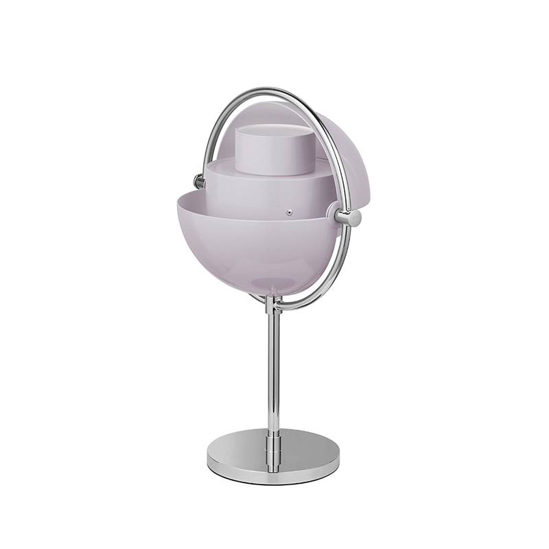 Lampe à poser MULTI-LITE Portable Chrome/ lilas GUBI