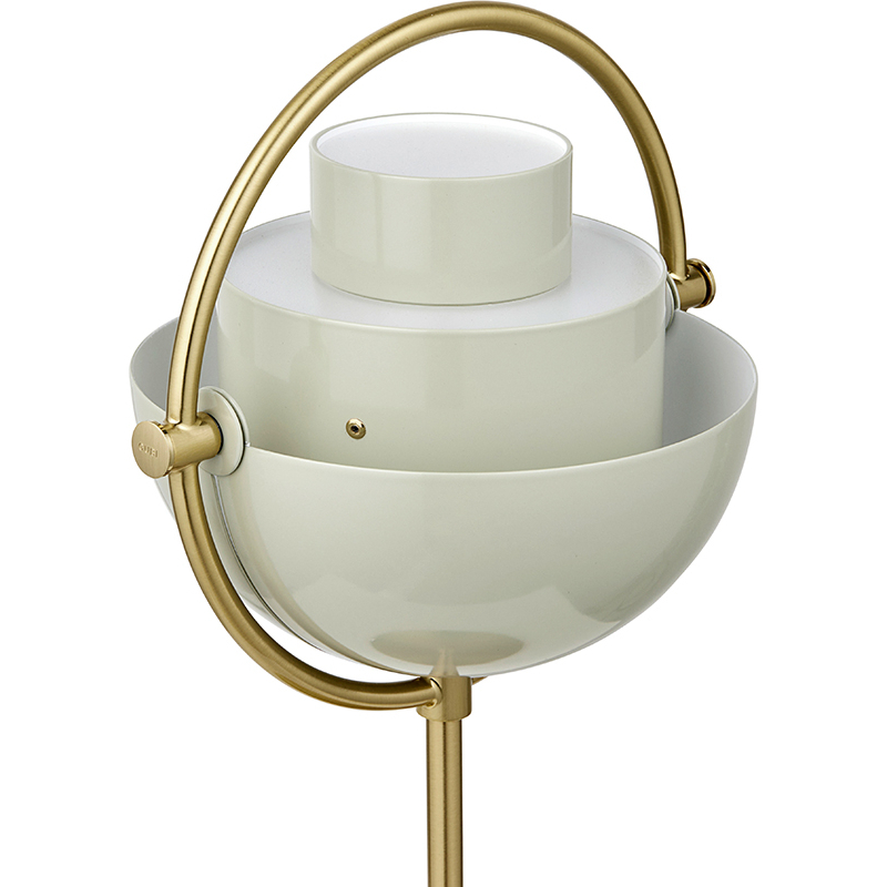 Lampe à poser MULTI-LITE Portable Laiton/ gris pastel GUBI