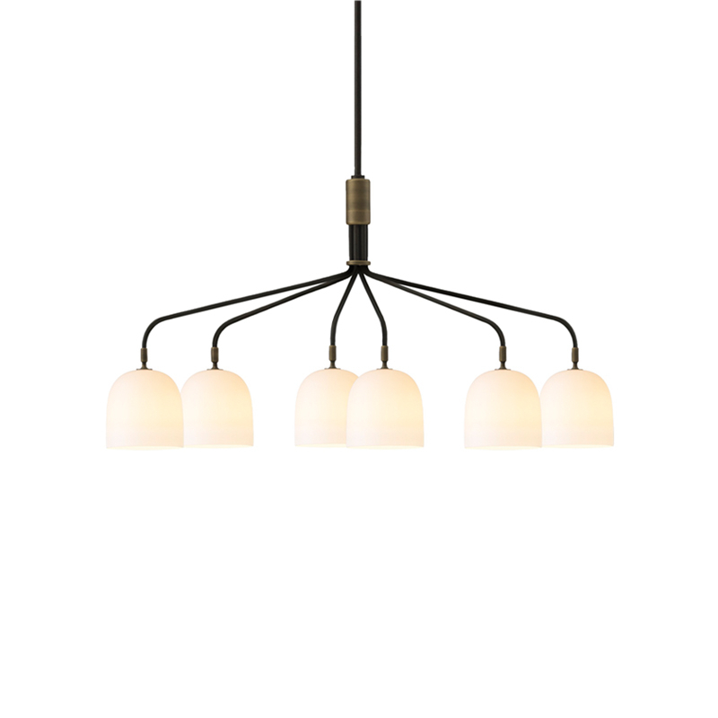 Suspension HOWARD 6 bras Bone China GUBI