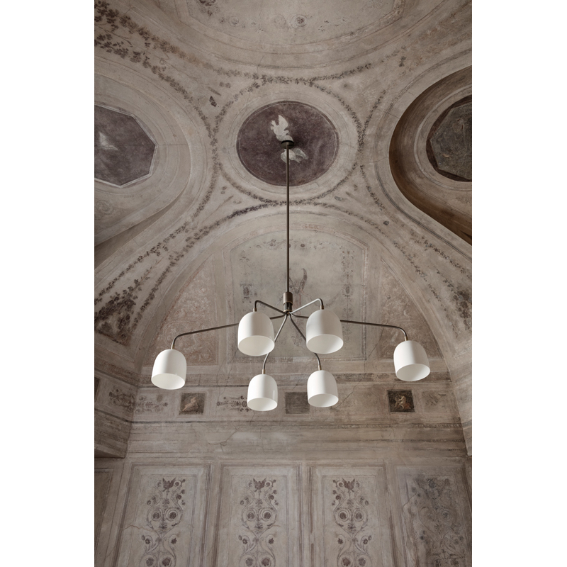 Suspension HOWARD 6 bras Bone China GUBI