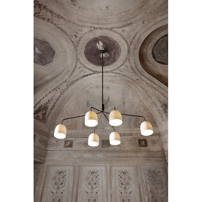 Suspension HOWARD 6 bras Bone China GUBI