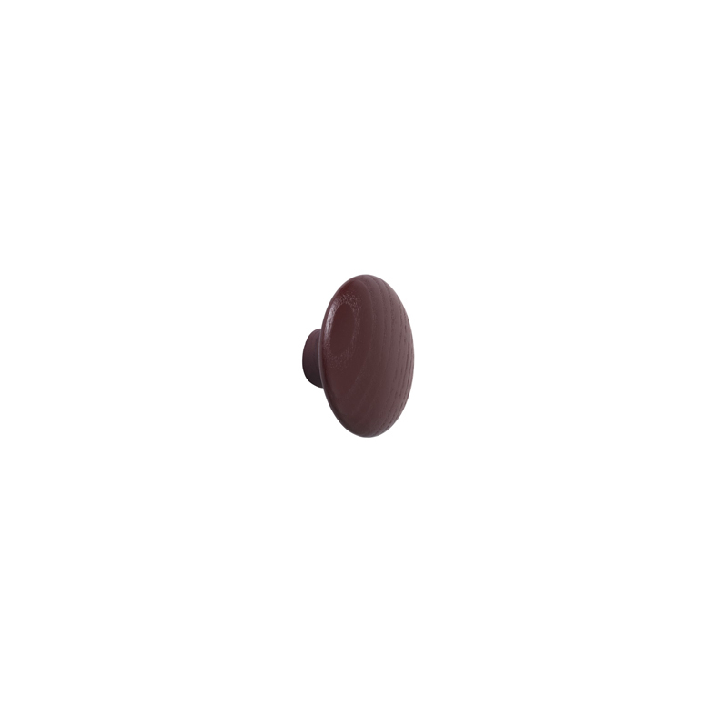 Patère Design Patère DOTS Ø 6,5 Bordeaux MUUTO