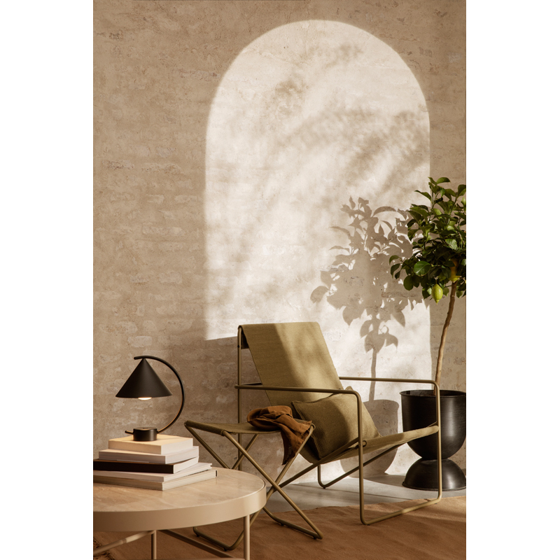 Table basse TRAVERTINE Large Cachemire FERM LIVING