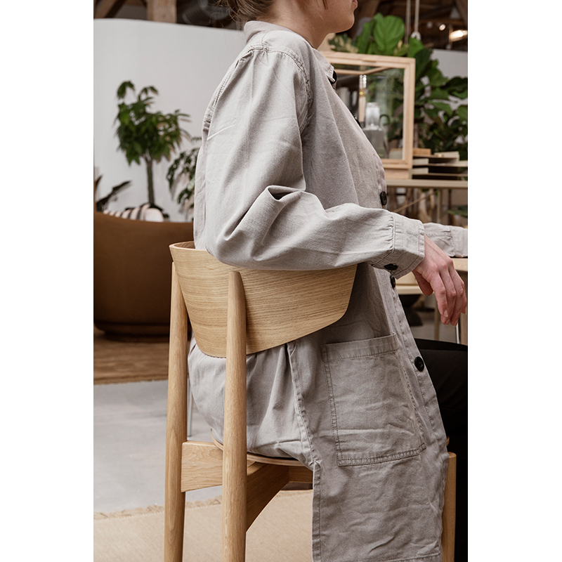 Chaise HERMAN WOOD Chêne FERM LIVING