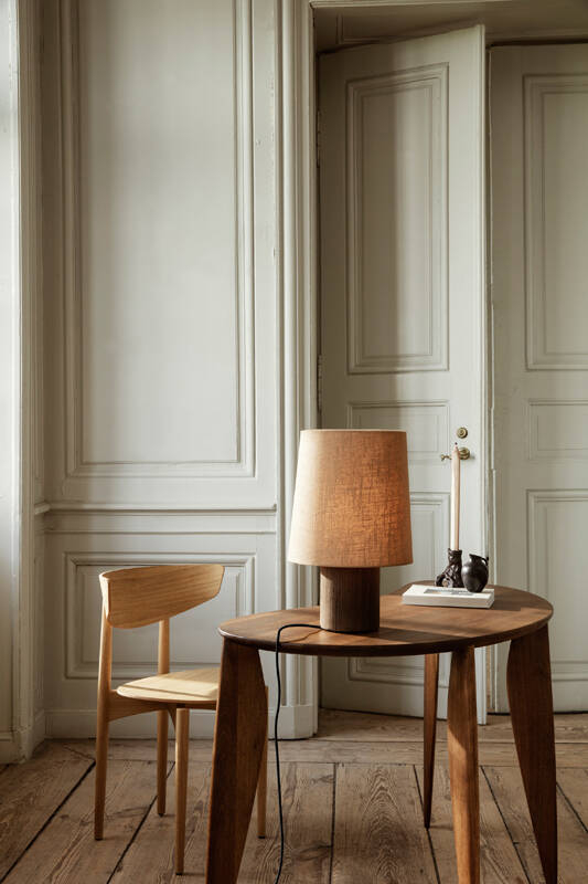 Chaise HERMAN WOOD Chêne FERM LIVING