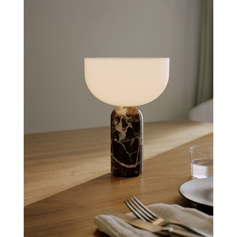 Lampe à poser KIZU PORTABLE Marbre Gris du Marais NEW WORKS