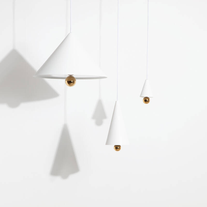 Suspension CHERRY L Blanc PETITE FRITURE