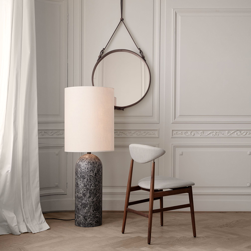 Miroir Miroir ADNET Ø 70 Marron GUBI