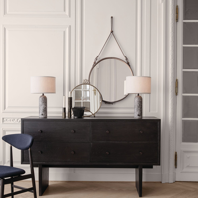 Miroir Miroir ADNET Ø 70 Marron GUBI