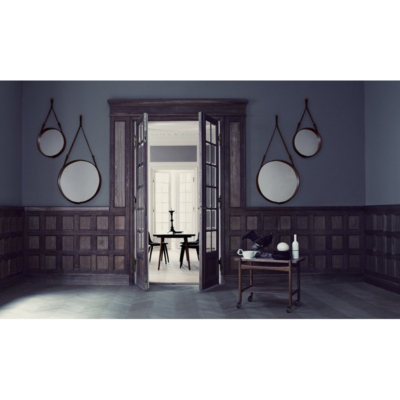 Miroir Miroir ADNET Ø 70 Marron GUBI
