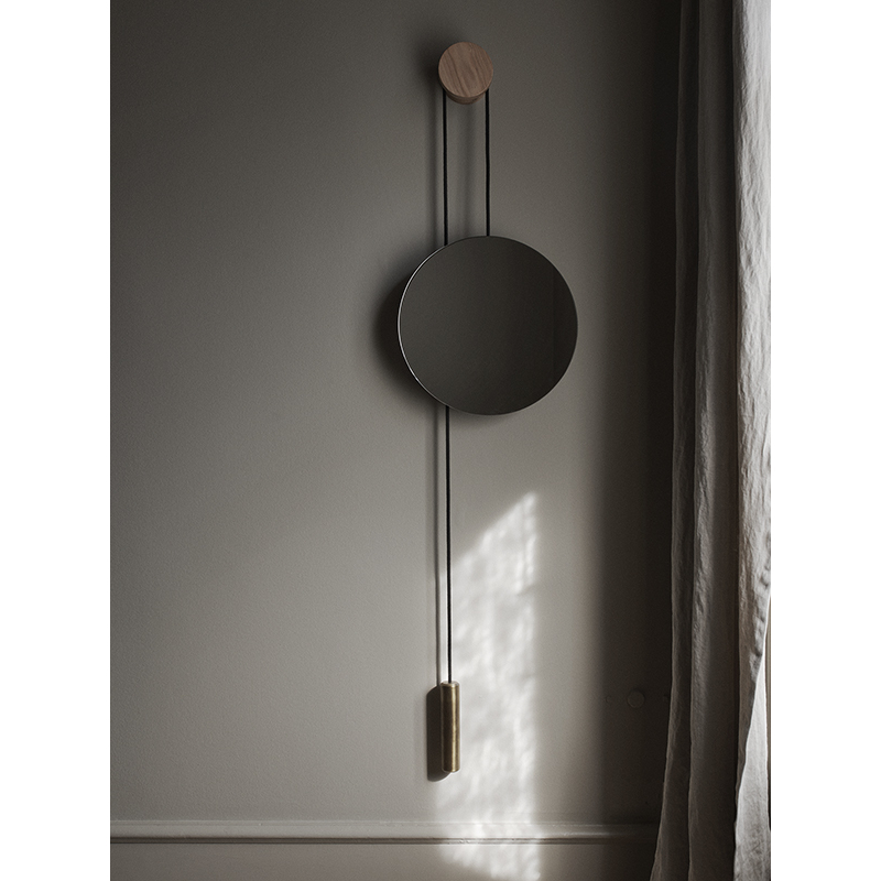 Miroir Miroir RISE & SHINE Chêne naturel / Laiton  NEW WORKS