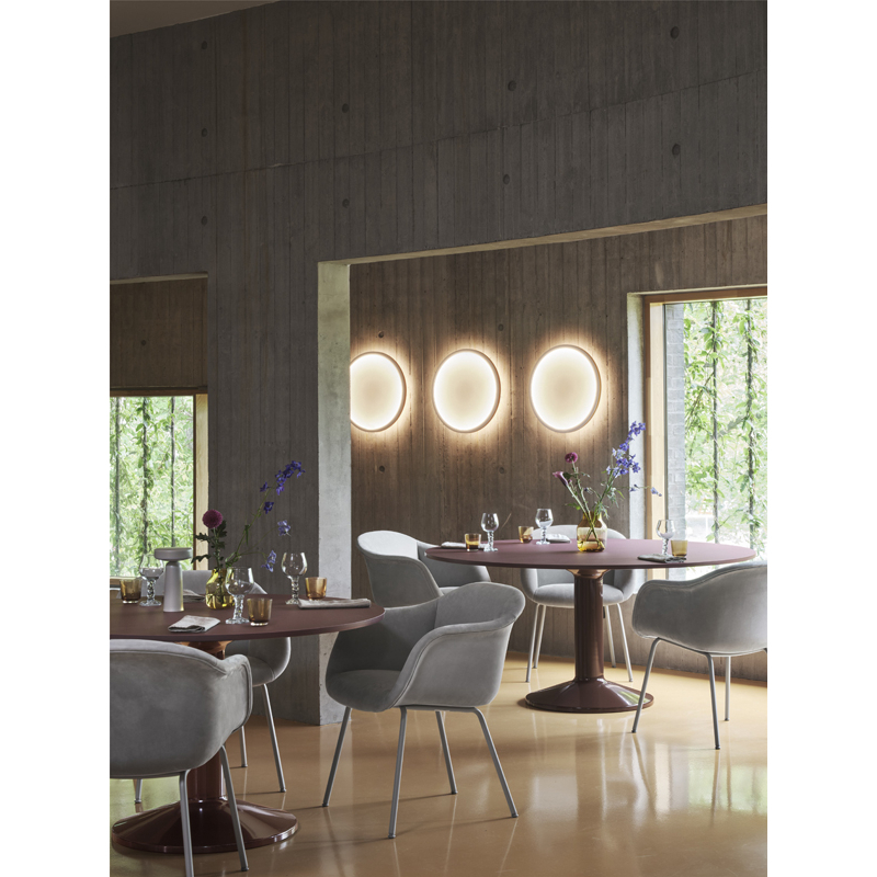 Applique CALM Ø 50 Blanc / gris MUUTO