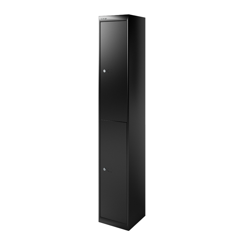 Meuble de rangement CLK 2 casiers Noir BISLEY