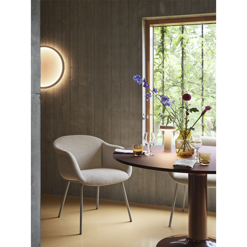 Applique CALM Ø 90 Blanc / orange MUUTO