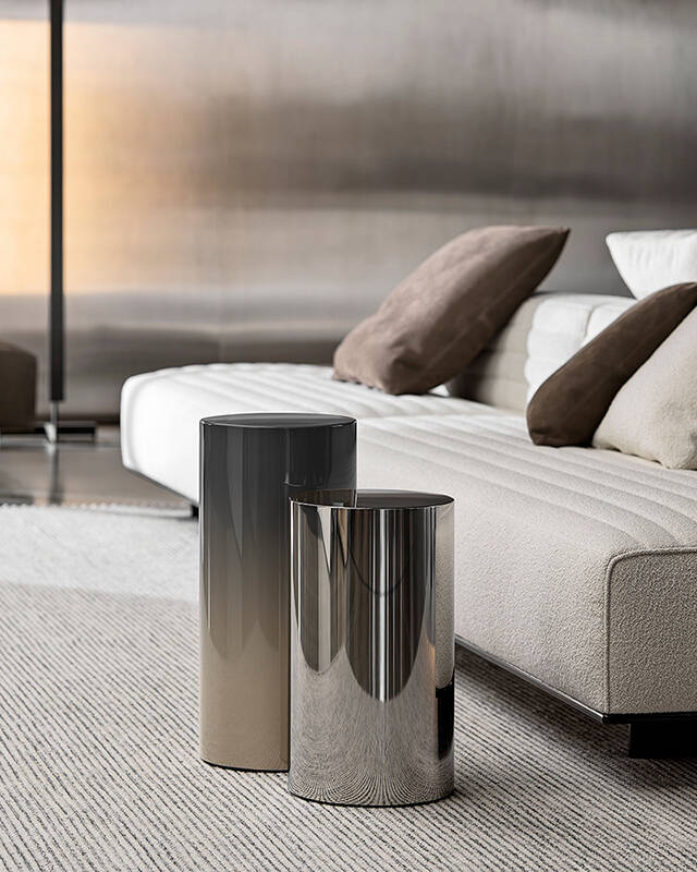 Table d'appoint guéridon PILOTIS MINOTTI