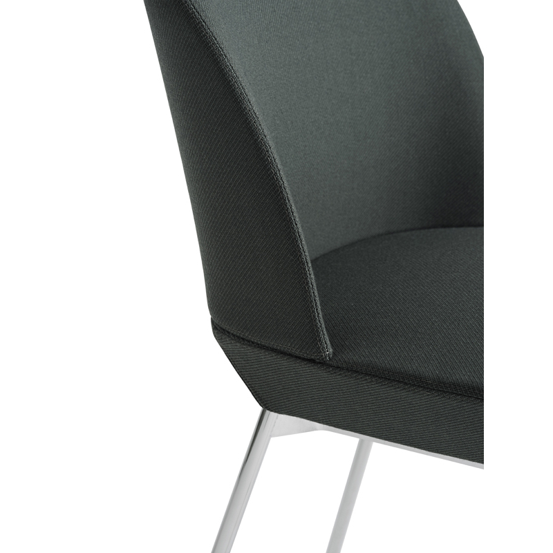 Chaise OSLO Vert 990/ chrome MUUTO