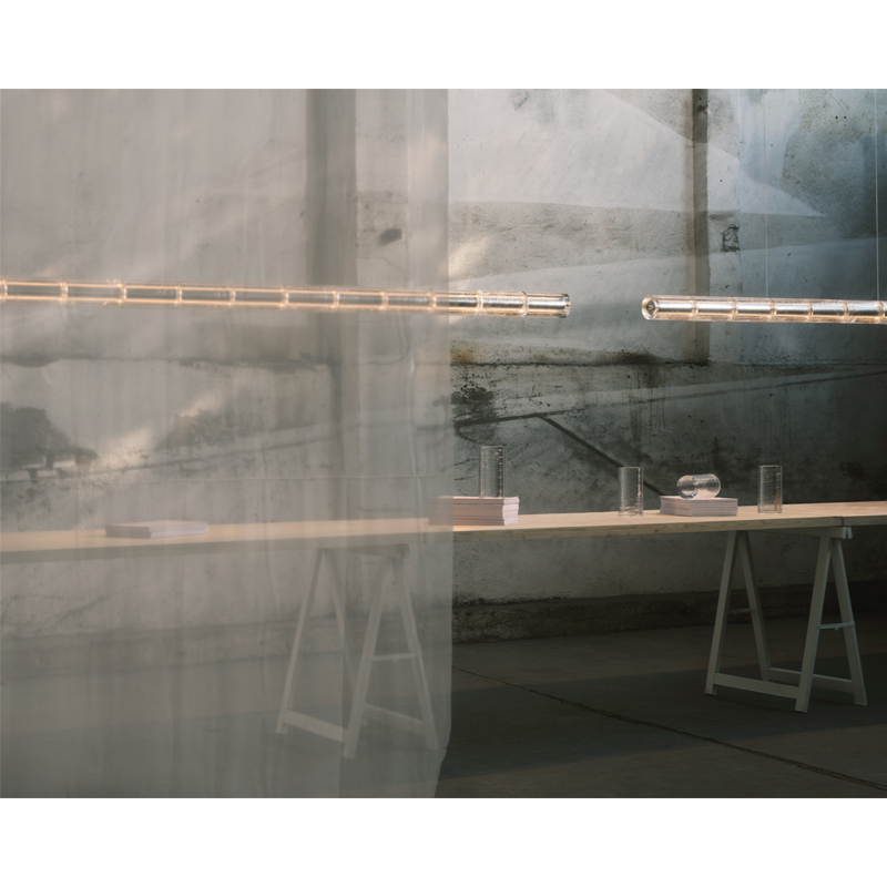 Suspension LUCE ORIZZONTALE S1 Verre FLOS