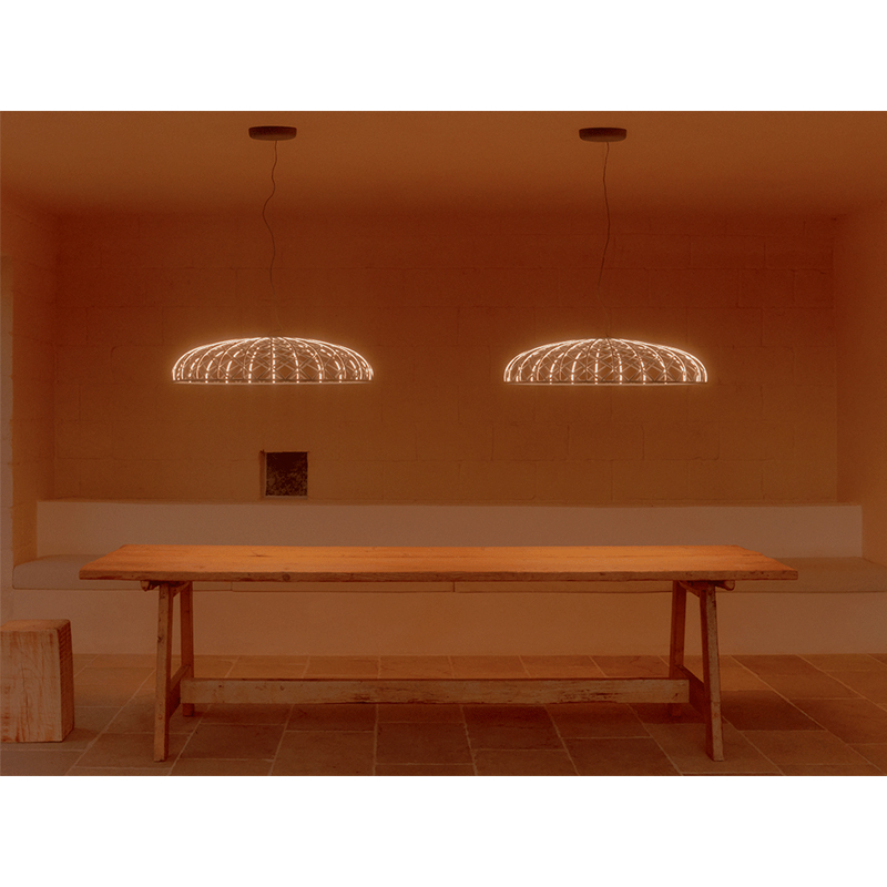 Suspension SKYNEST Rouge brique FLOS