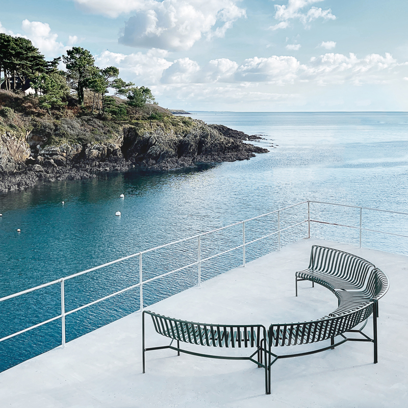 Banc extérieur Banc PALISSADE PARK IN/IN Anthracite HAY