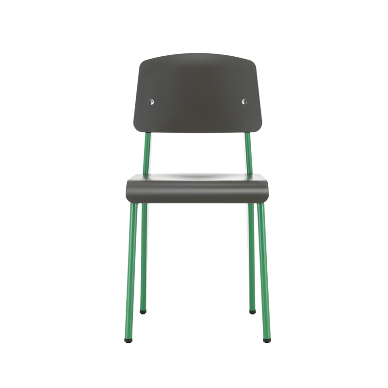 Chaise STANDARD SP Basalte/ Prouvé Blé Vert VITRA