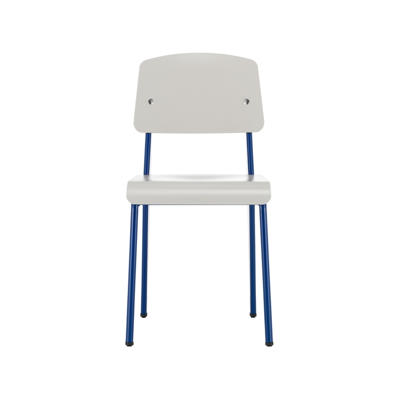 Chaise STANDARD SP Warmgrey/ Prouvé Bleu Marcoule VITRA