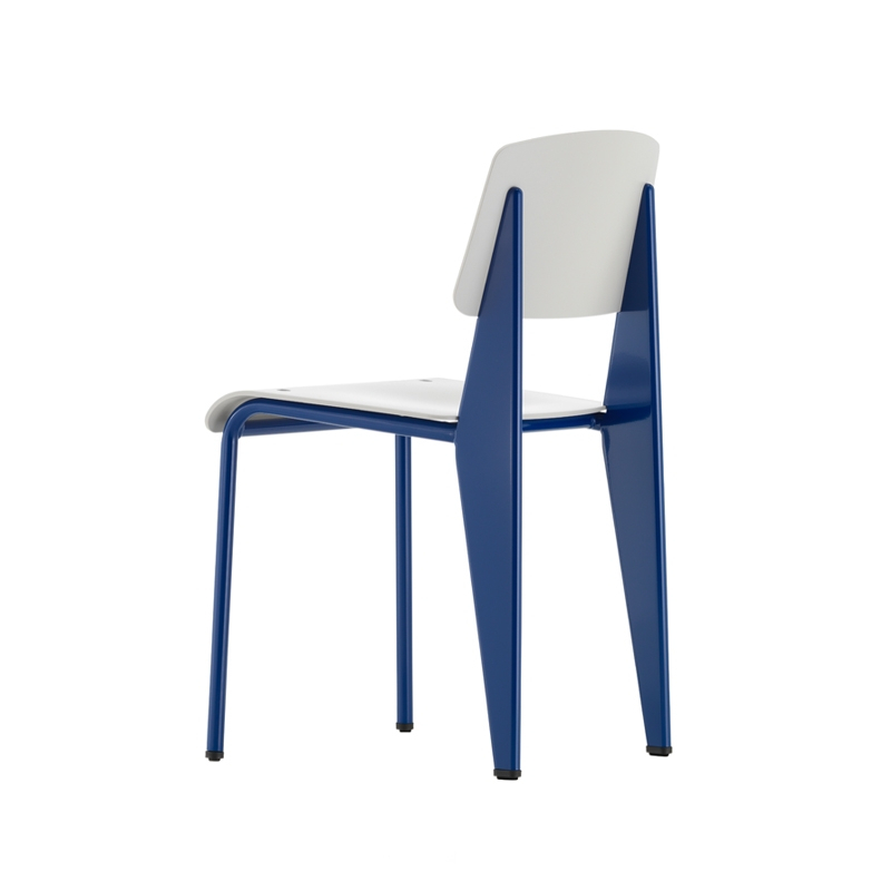 Chaise STANDARD SP Warmgrey/ Prouvé Bleu Marcoule VITRA