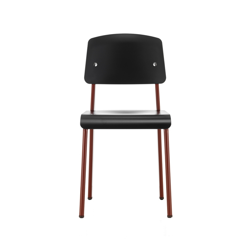 Chaise STANDARD SP Noir/ Rouge japonais VITRA