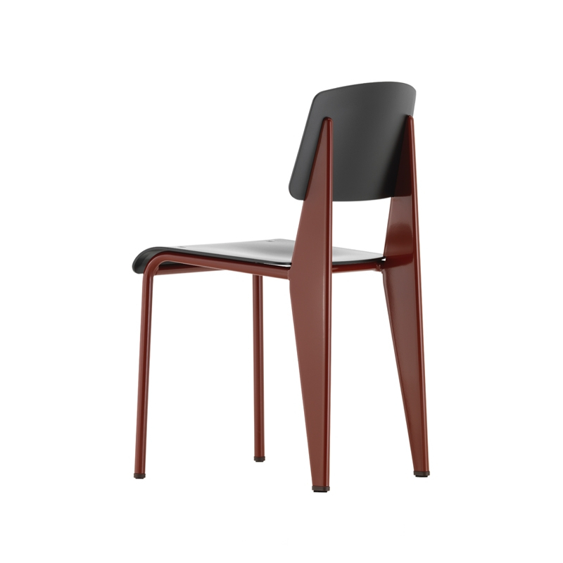 Chaise STANDARD SP Noir/ Rouge japonais VITRA