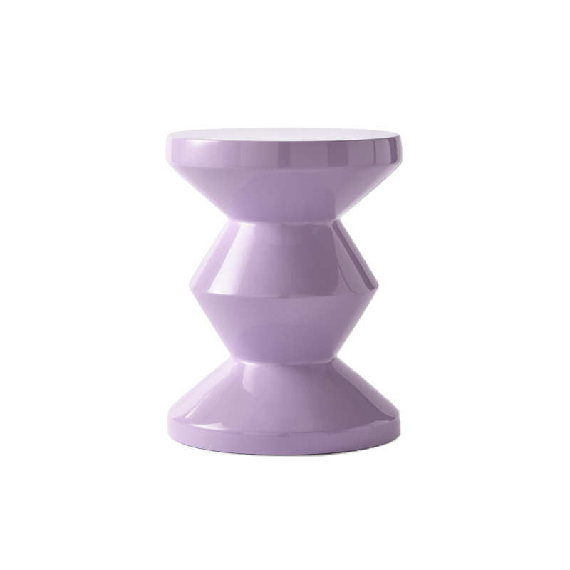 Tabouret ZIG ZAG Lilas POLS POTTEN