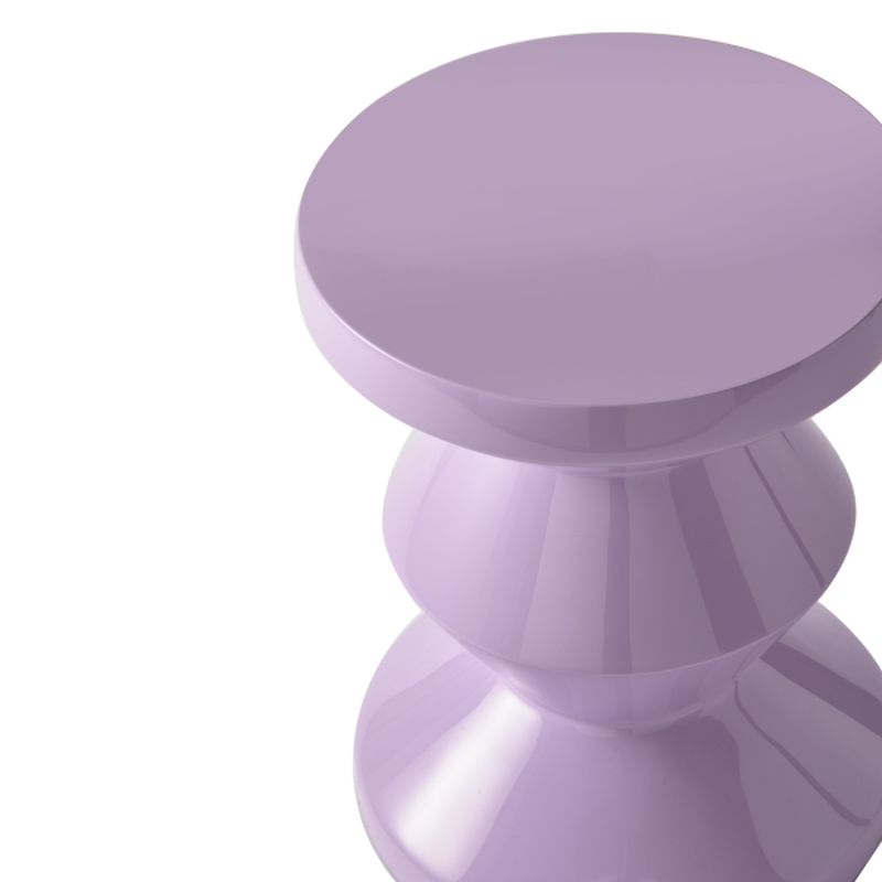 Tabouret ZIG ZAG Lilas POLS POTTEN