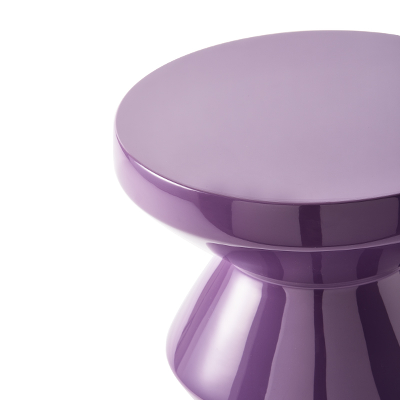 Tabouret ZIG ZAG Violet foncé POLS POTTEN