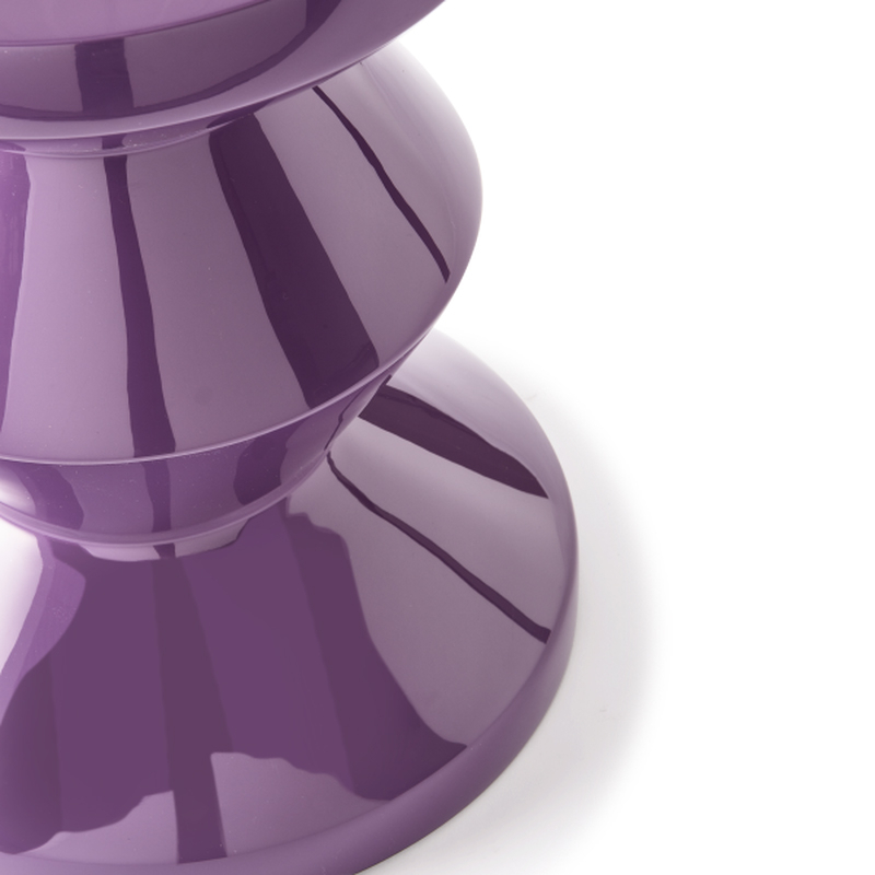 Tabouret ZIG ZAG Violet foncé POLS POTTEN