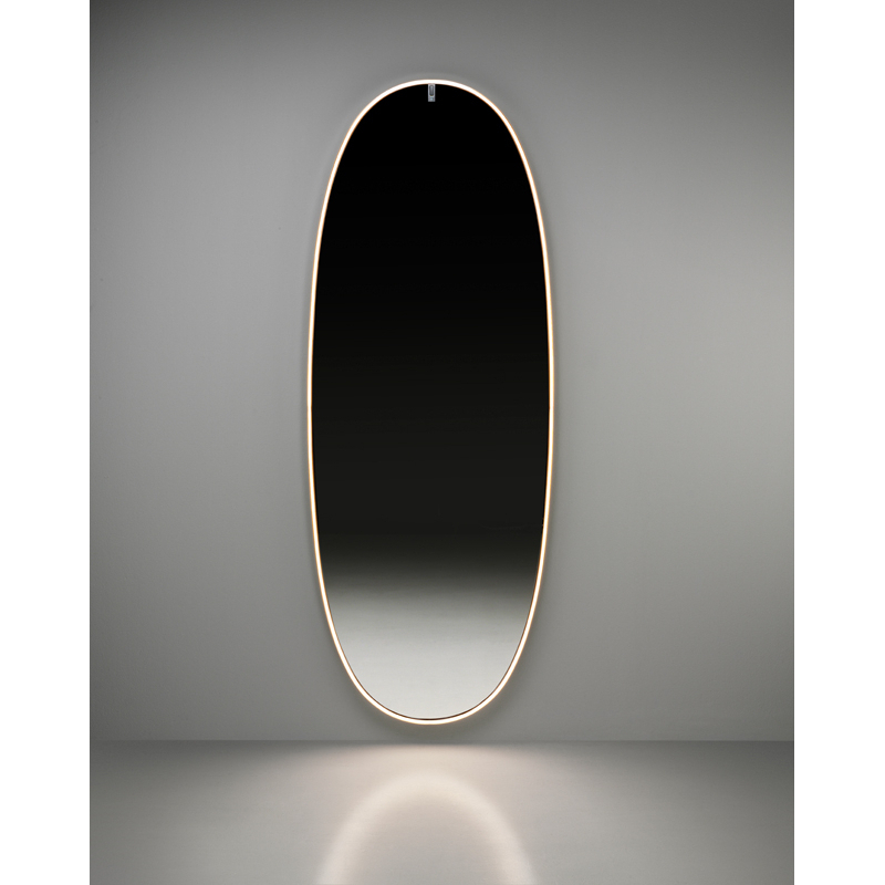 Miroir Miroir LA PLUS BELLE Or brossé  FLOS