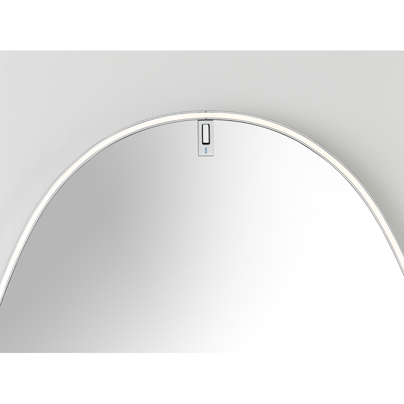 Miroir Miroir LA PLUS BELLE Or brossé  FLOS