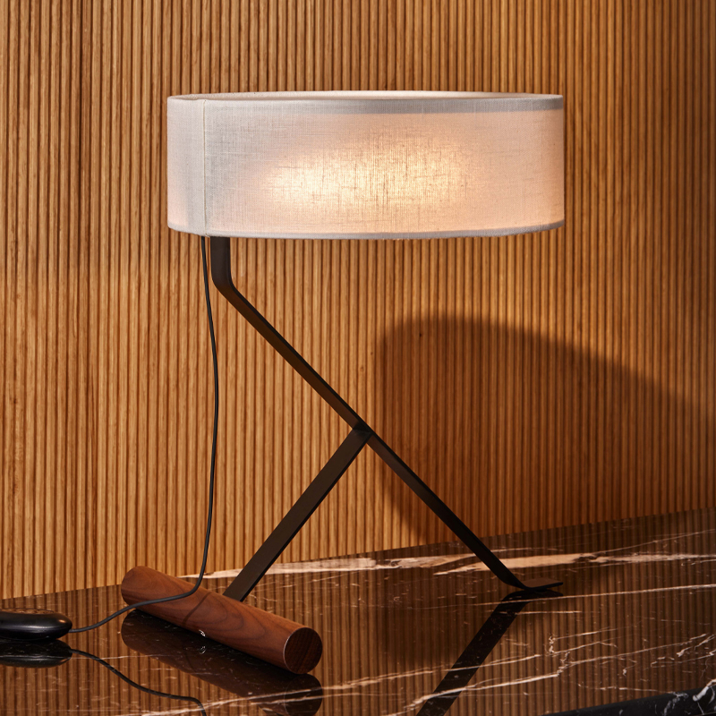 Lampe à poser CHICAGO Blanc PUNT MOBLES