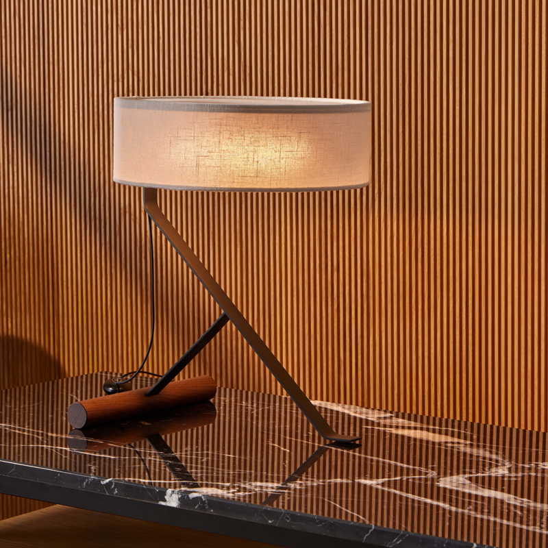 Lampe à poser CHICAGO Blanc PUNT MOBLES