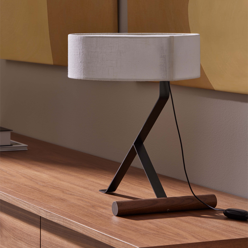 Lampe à poser CHICAGO Blanc PUNT MOBLES