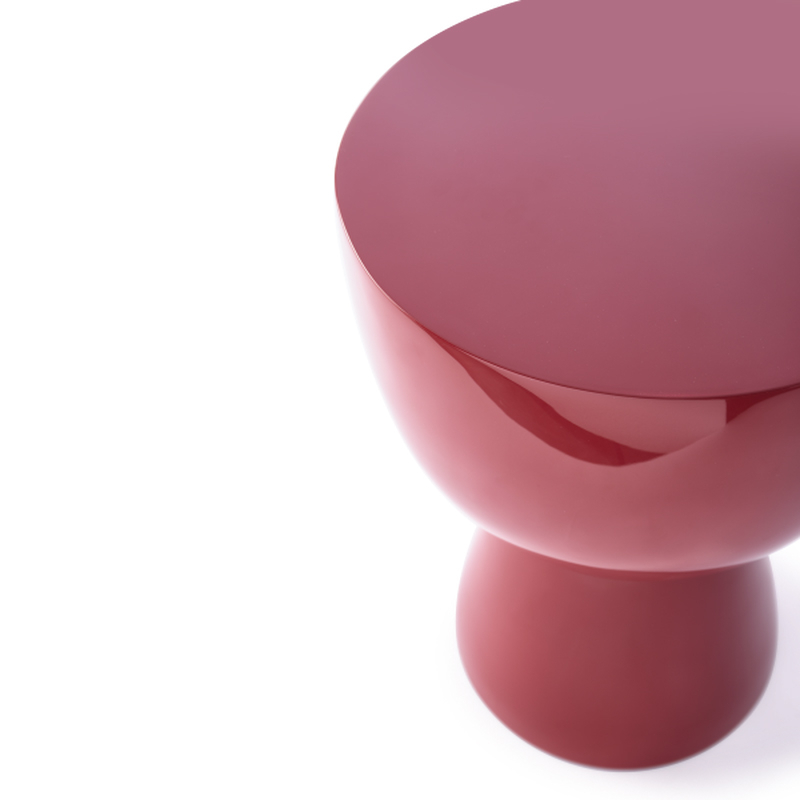 Tabouret TIP TAP Rouge bordeaux POLS POTTEN