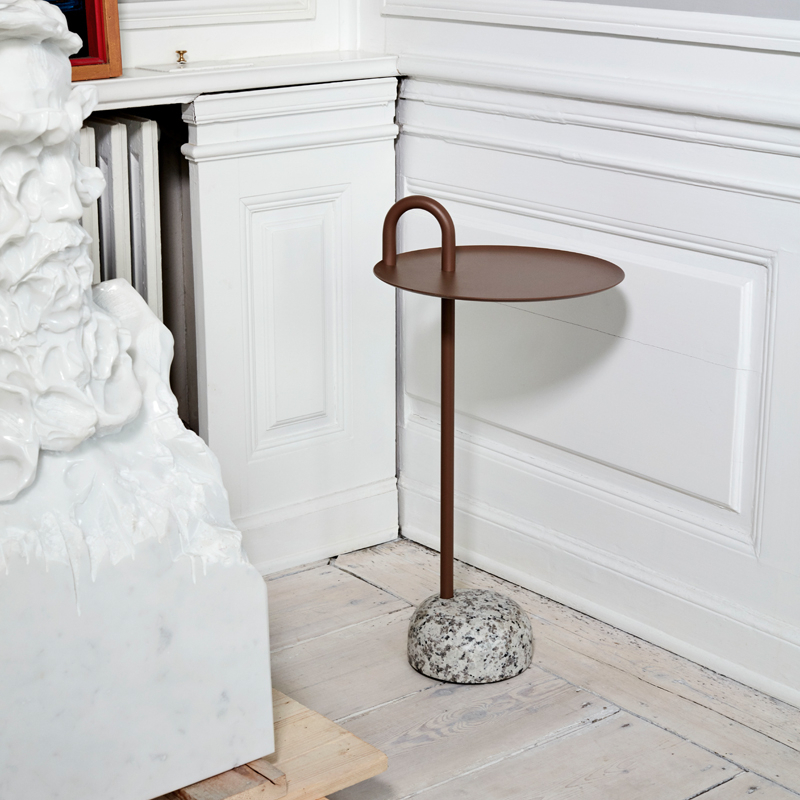 Table d'appoint guéridon BOWLER Brun clair HAY