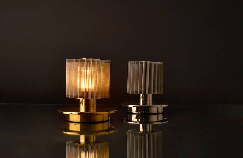 Lampe à poser IN THE SUN TABLE Doré / maille argenté DCW EDITIONS