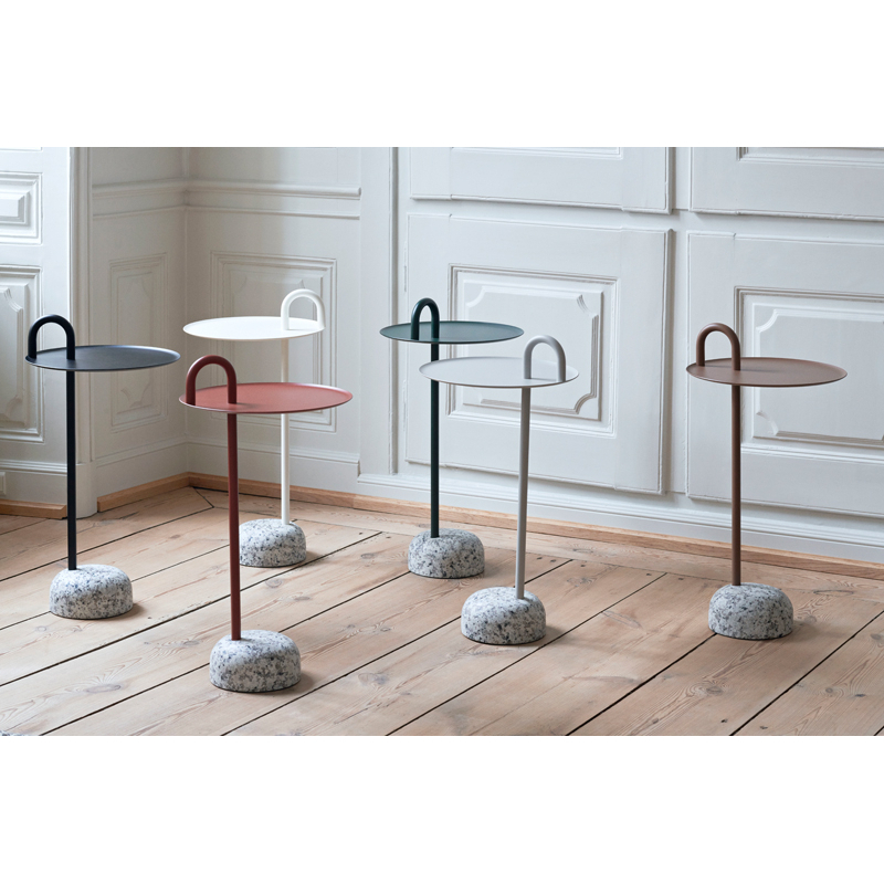 Table d'appoint guéridon BOWLER Beige HAY