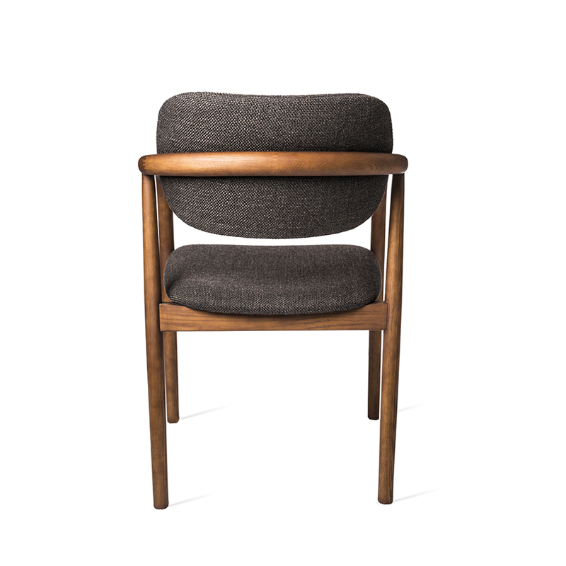 Chaise HENRY Smooth Bermuda gris foncé POLS POTTEN